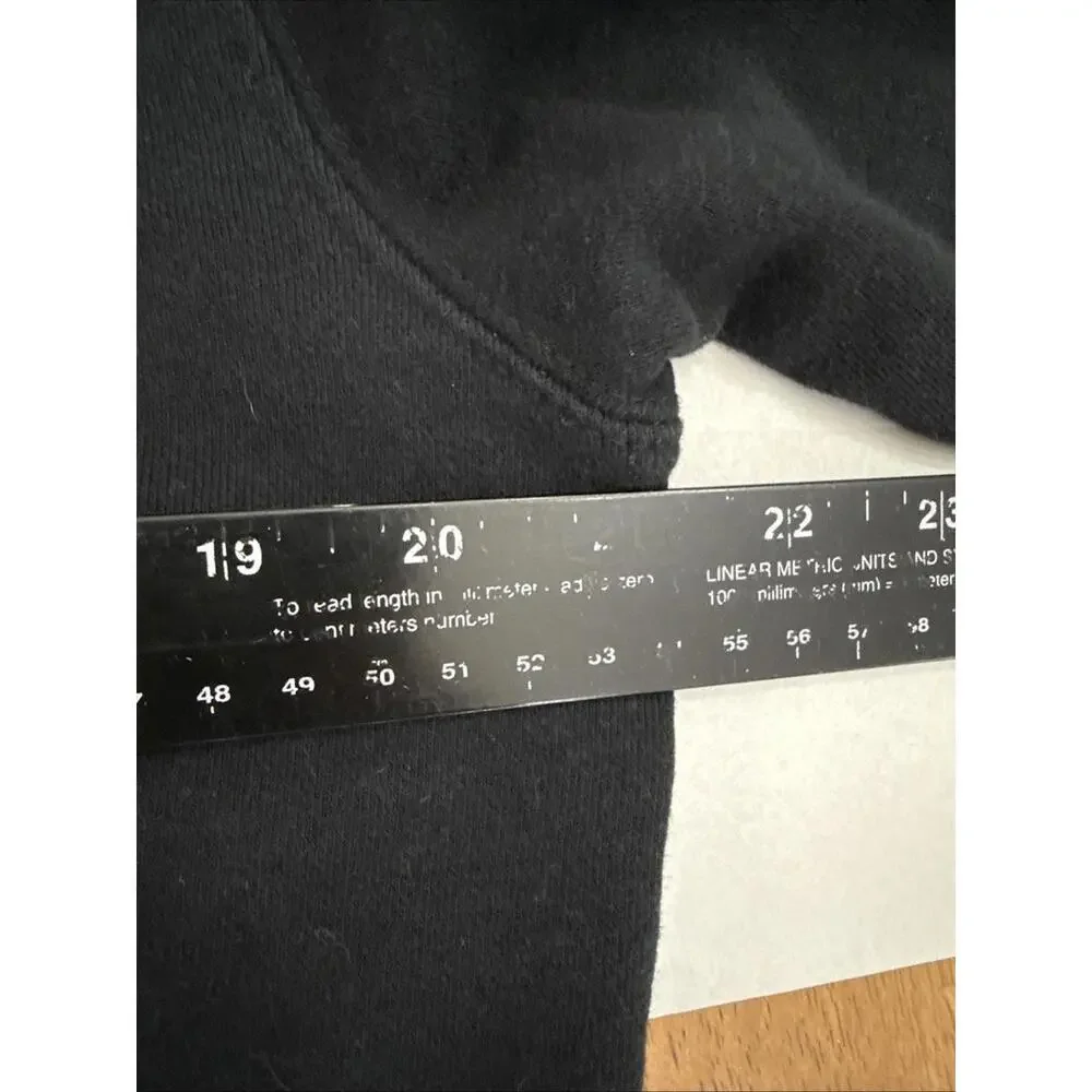 Jim Beam Sweatshirt Womens XL Black Hoodie Laces Whiskey Rocket Metal Biker - Picture 9 of 10
